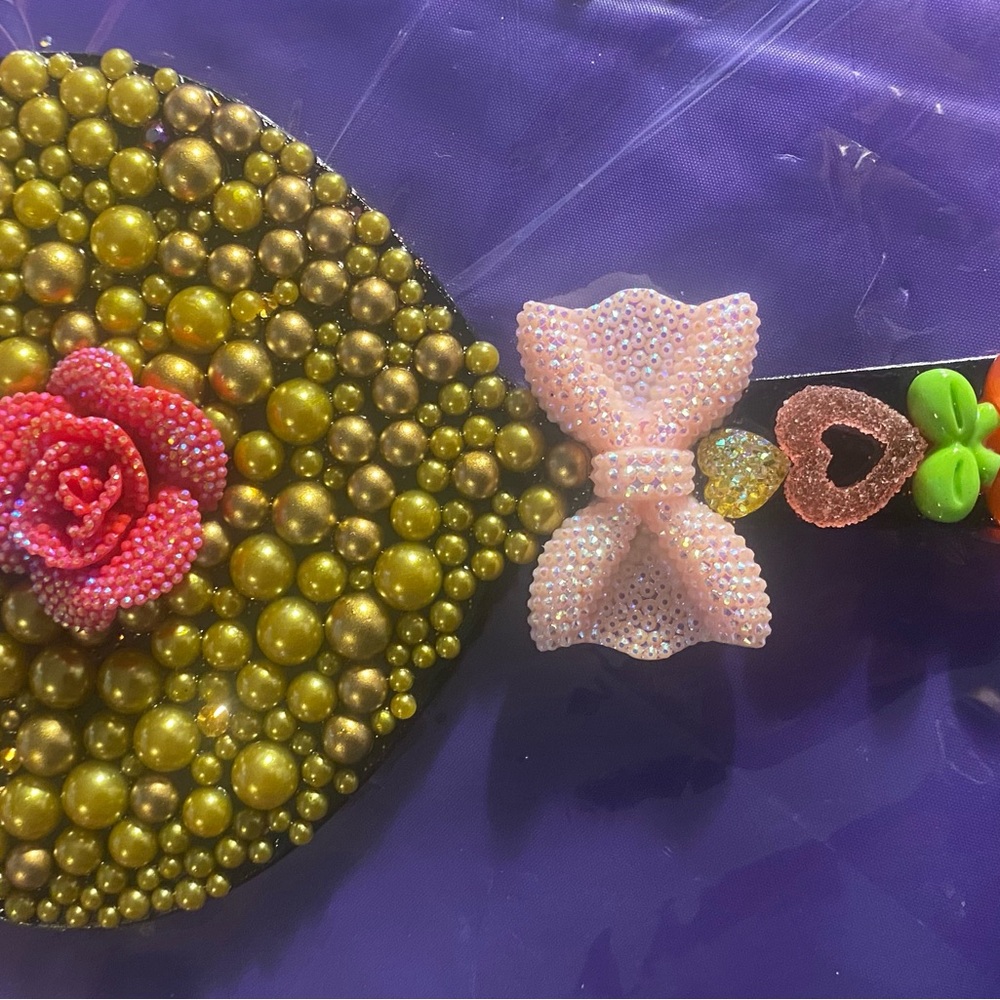 Colorful Beaded Mirror